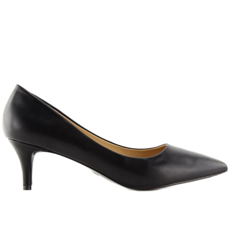 Pumps low heels black 123-3 Black