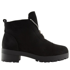 Black 2017-3 Black high-soled boots