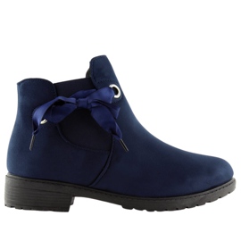 Warm Jodhpur boots, navy blue XY-528 Blue Warm Jodhpur boots, navy blue XY-528 Blue