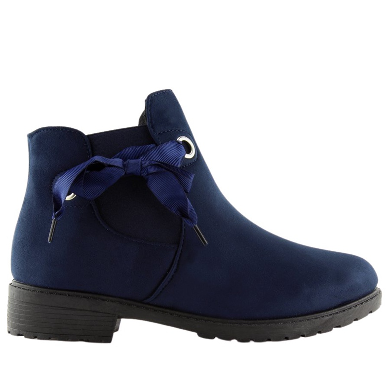 Warm Jodhpur boots, navy blue XY-528 Blue