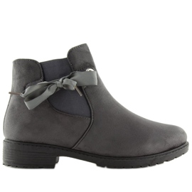 Gray Warm Jodhpur boots XY-528 Gray grey