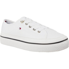 Tommy Hilfiger Corporate Flatform Sneaker 100 white Tommy Hilfiger Corporate Flatform Sneaker 100 white
