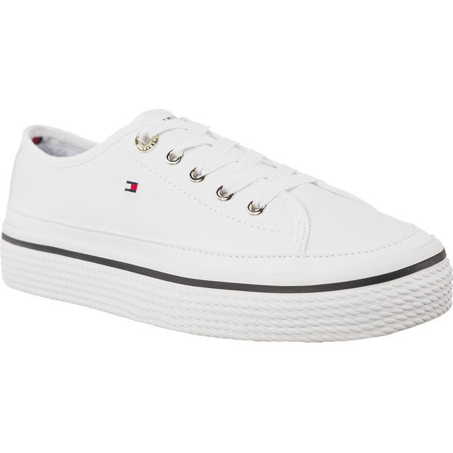 Tommy Hilfiger Corporate Flatform Sneaker 100 white