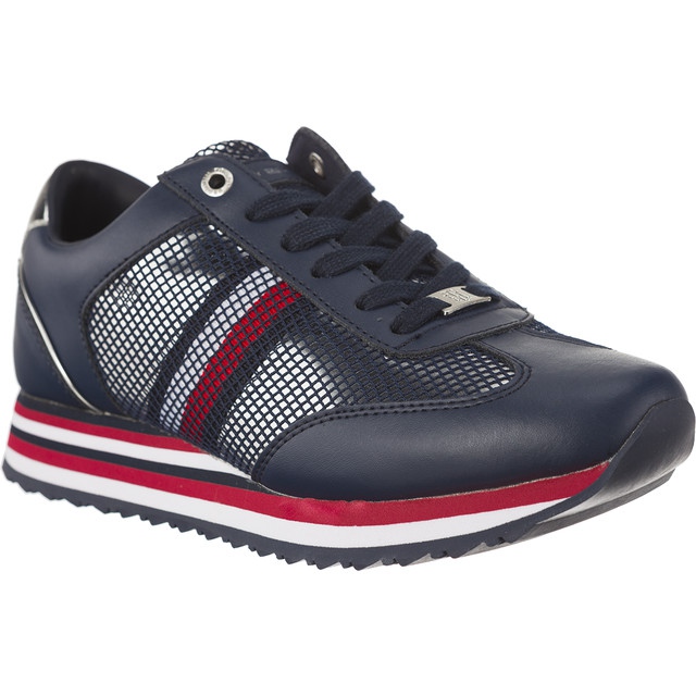 Tommy Hilfiger Corporate Flag Sneaker 406 blue navy blue