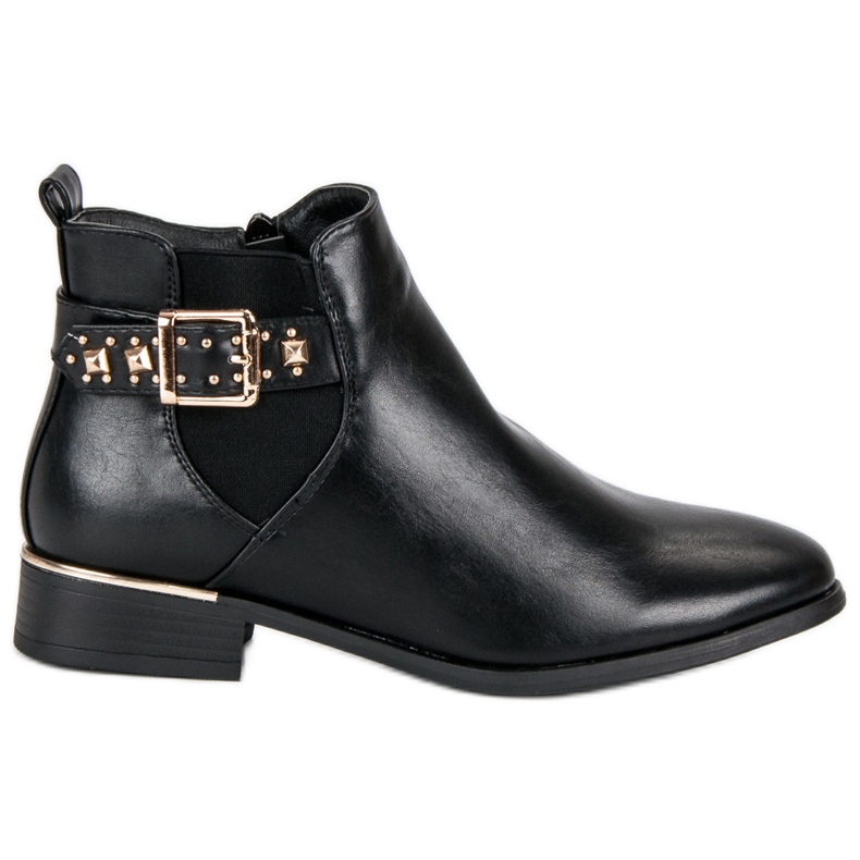 Anesia Paris Black Chelsea boots