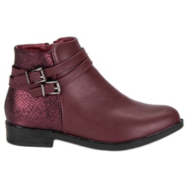 Anesia Paris Women's low boots red