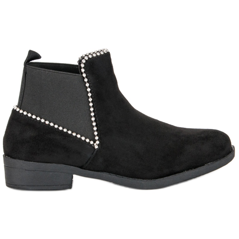 Suede Chelsea boots black