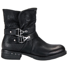 Forever Folie Black Workers Booties