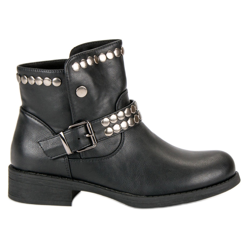 L. Lux. Shoes Rock Black Boots L. Lux. Shoes Rock Black Boots