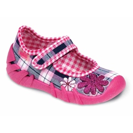 Befado black children's shoes comf. up to 23 cm 109P051 pink