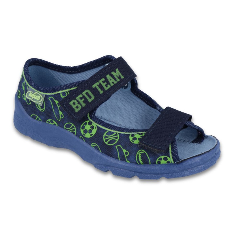Befado children's shoes 969X124 blue green navy blue