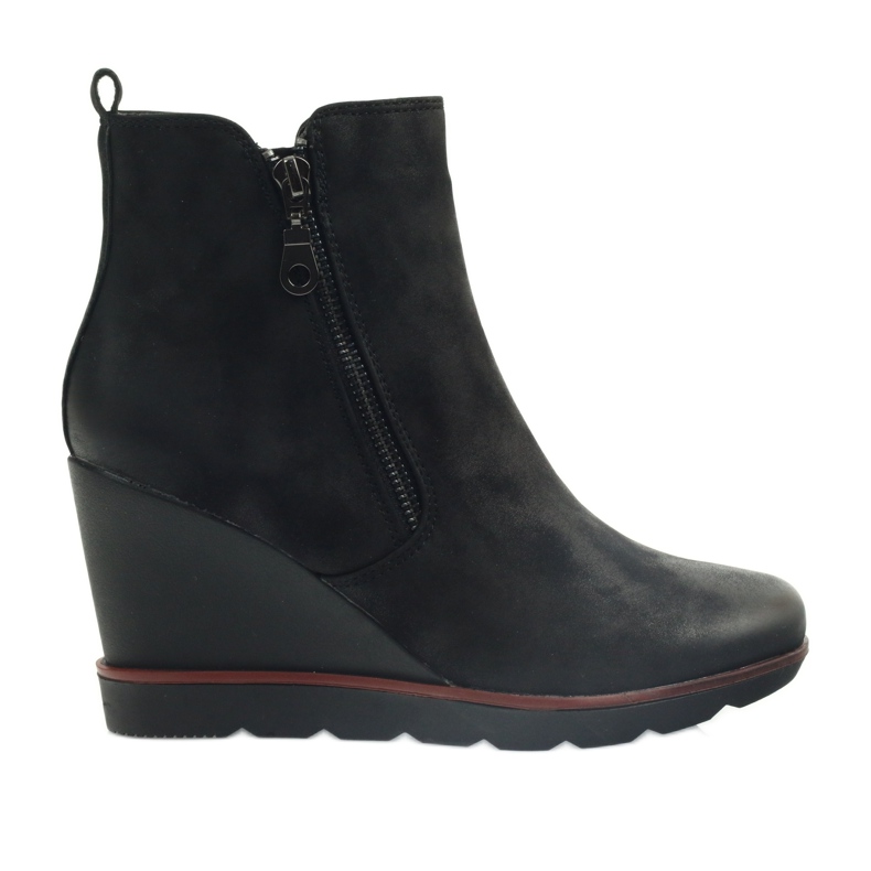 Filippo Black Boots Na Koturno 452 Filippo Black Boots Na Koturno 452