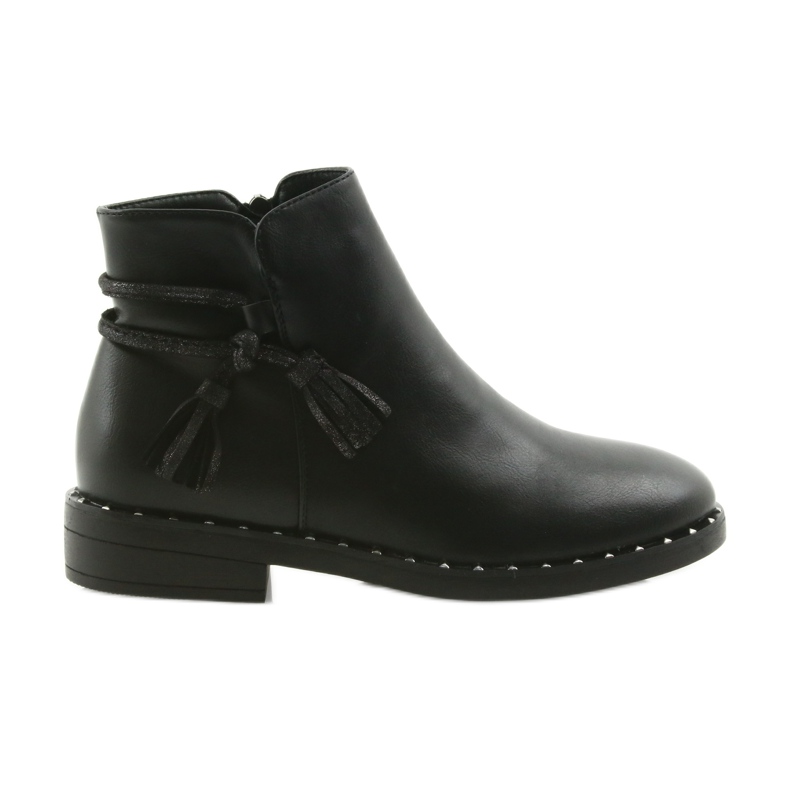 Black Boots with fringes Filippo black 461