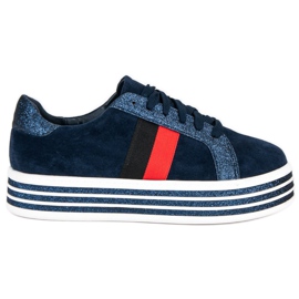 Sneakers On The VICES Platform blue