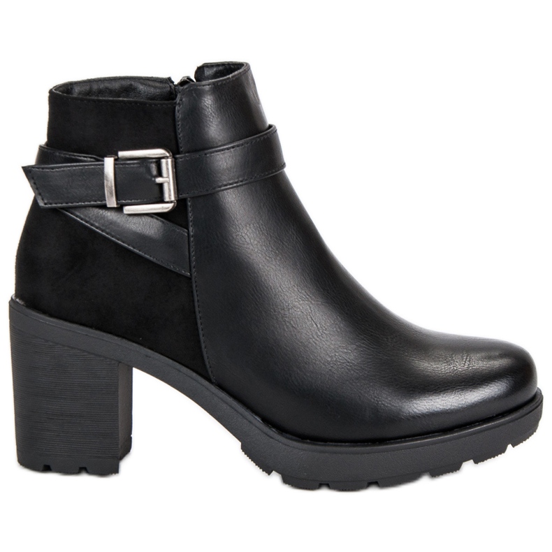 Anesia Paris Black Booties On A Post