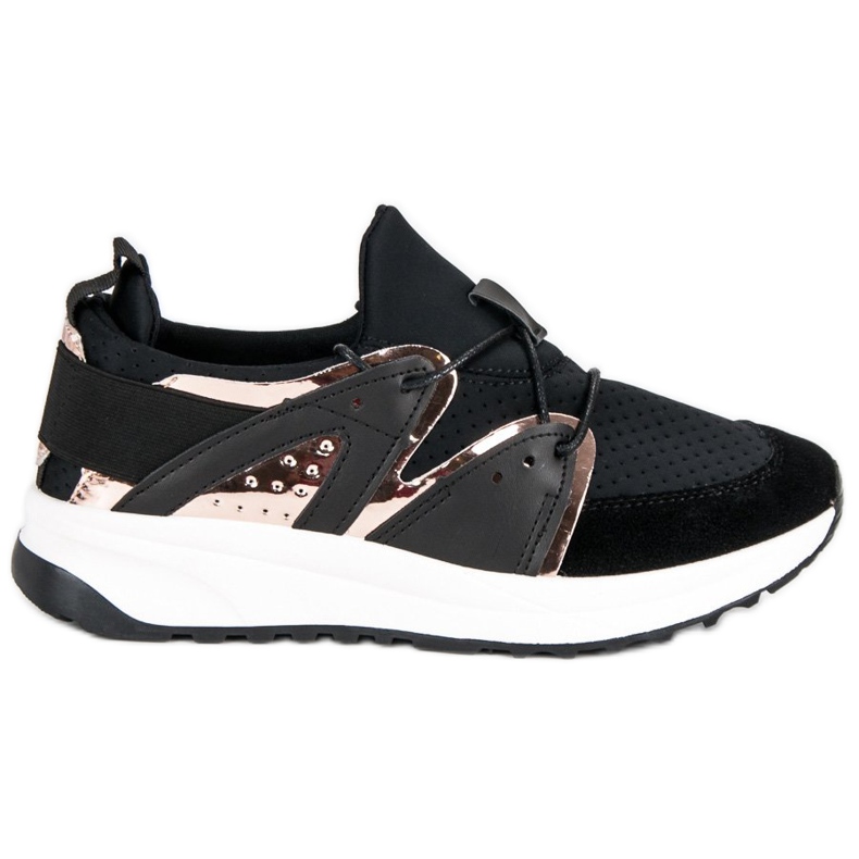 Stylish sports shoes black