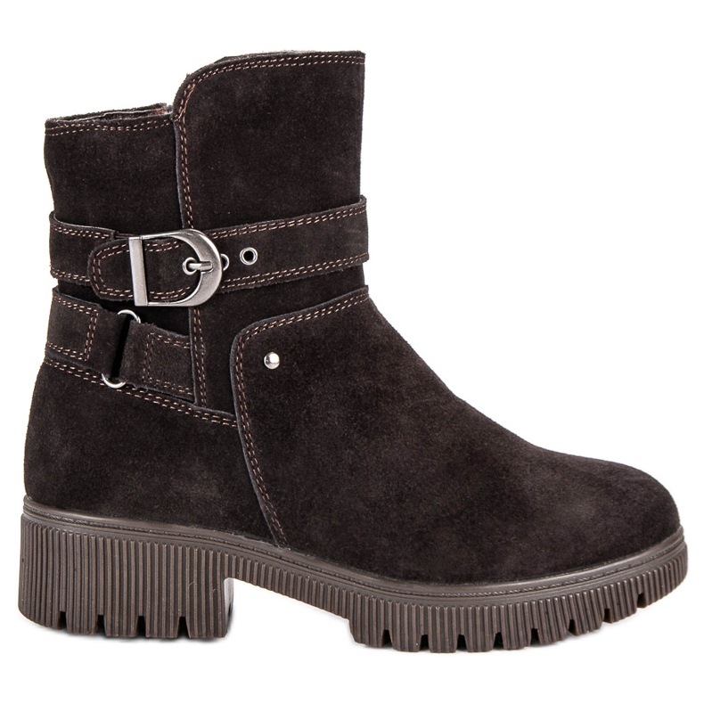 Warm leather boots brown Warm leather boots brown