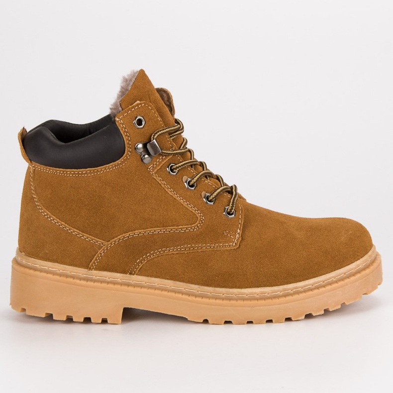 Original Walkman Shoes Warmed leather trappers brown