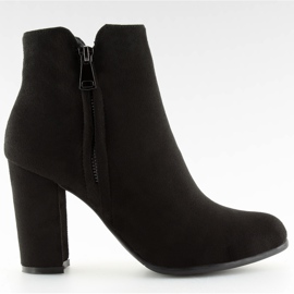 Black high-heeled boots KL-335 black Black high-heeled boots KL-335 black