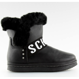 Black women's snow boots NB239P-1 black