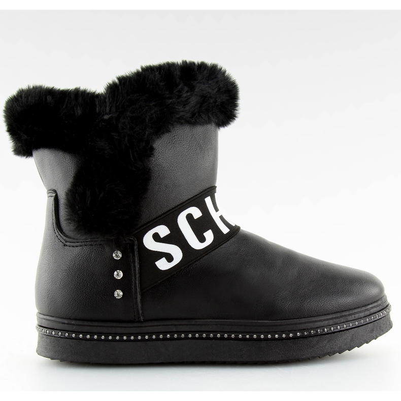 Black women's snow boots NB239P-1 black