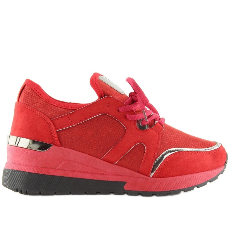 Red women's sports shoes BL141P Red