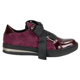 Filippo Elegant Sneakers purple red