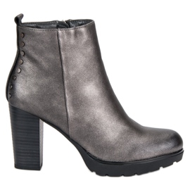 Filippo Graphite boots on the post grey Filippo Graphite boots on the post grey