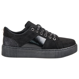 Stylish Black Sneakers