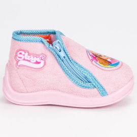 Slippers on a psi patrol slider pink Slippers on a psi patrol slider pink