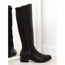 Women's black boots PE179P black