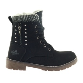 DK Timberki boots on fur black
