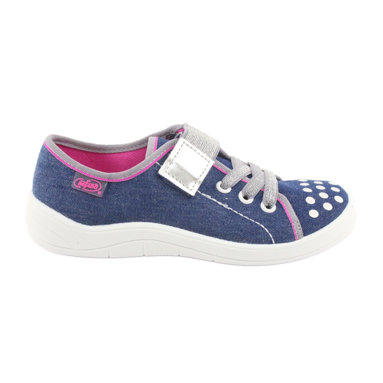 Befado children's shoes 251Y109 blue grey