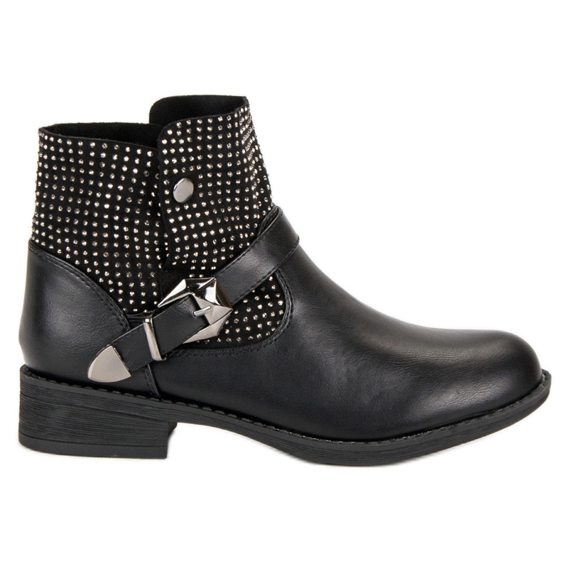 Women's rock boots black