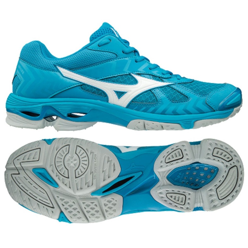 Mizuno Wave Bolt 7 M V1GA186098 volleyball shoes blue blue