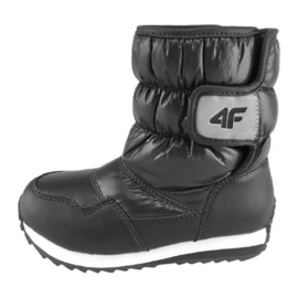 Black winter shoes 4f Jr HJZ18-JOBDW001