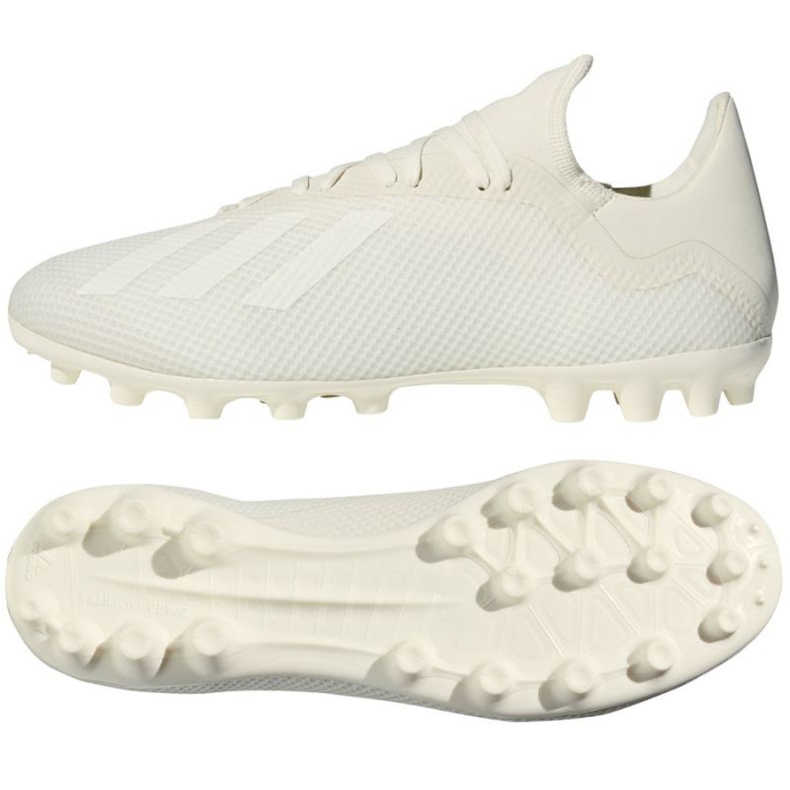 Adidas X 18.3 Fg M AQ0708 football boots white white Adidas X 18.3 Fg M AQ0708 football boots white white