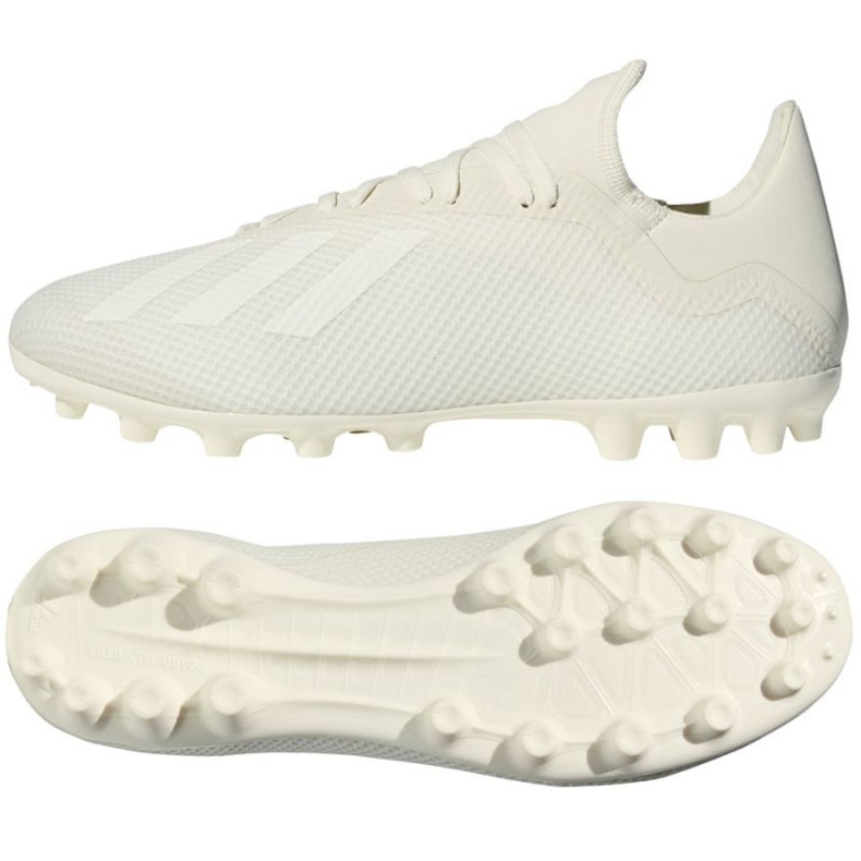 Adidas X 18.3 Fg M AQ0708 football boots white white