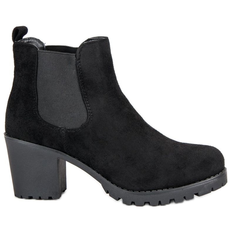 Super Me Black Suede Jodhpur boots
