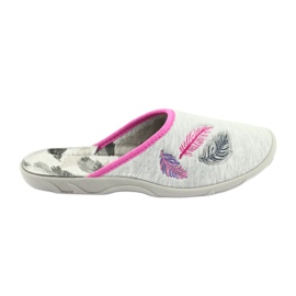 Befado colored women's shoes 235D164 grey pink