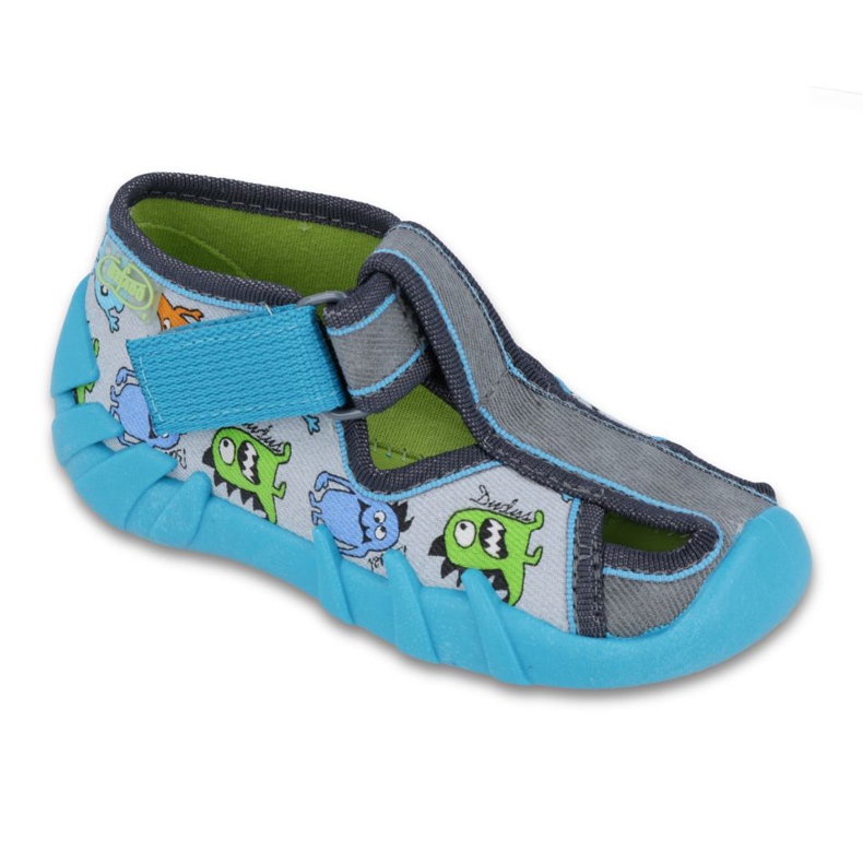 Befado children's shoes 190P085 blue grey