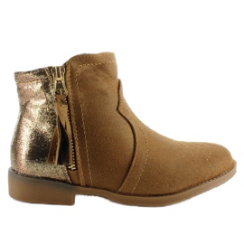 Children's Chelsea boots k1647301 Camel brown