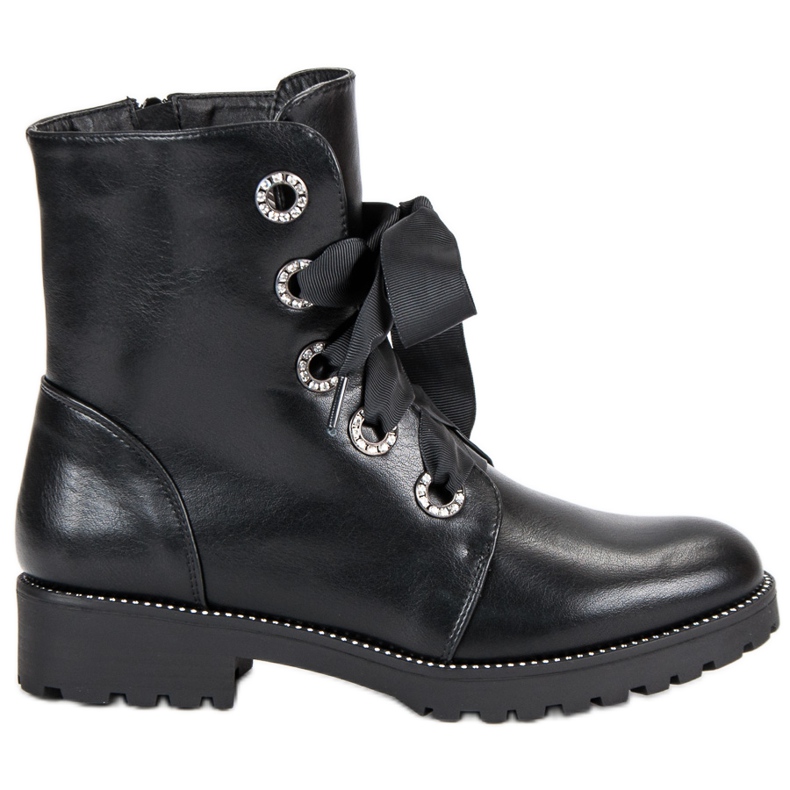 Queentina Workery boots black Queentina Workery boots black