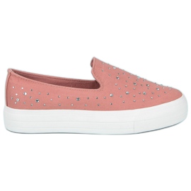 J. Star Pink slip-on sneakers