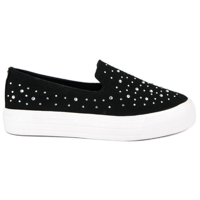 J. Star Black Slip-On Sneakers