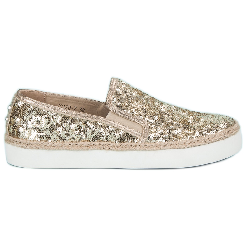 J. Star Fashionable women's sneakers yellow