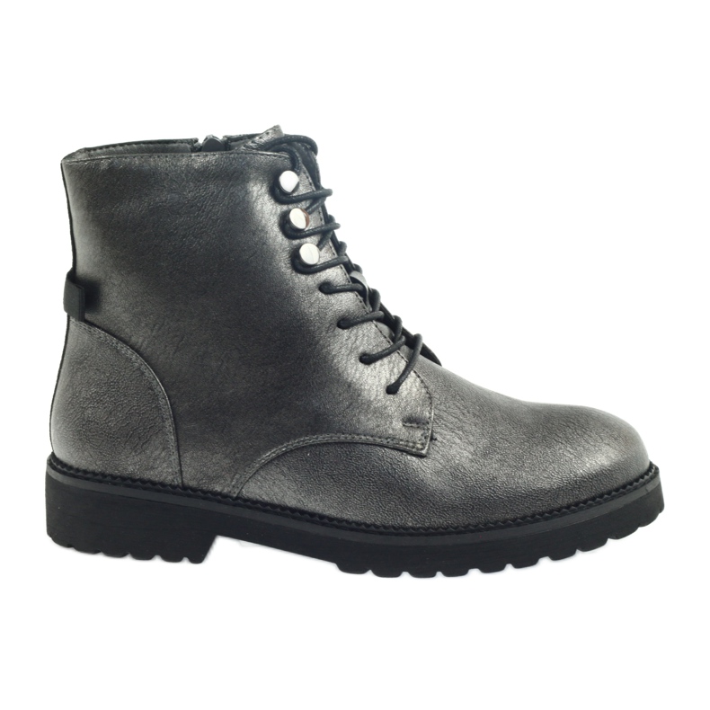 Antique silver boots Sergio Leone 723 grey