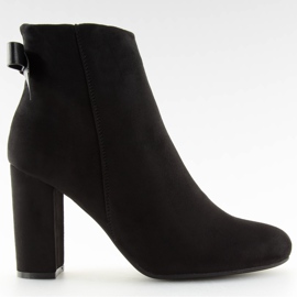 Black high-heeled boots E5120 Black Black high-heeled boots E5120 Black
