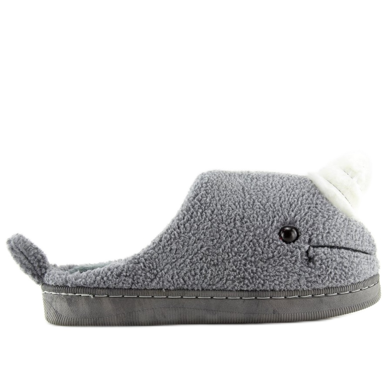 Gray women's slippers DD92 Gray grey