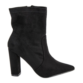 Seastar Black suede ankle boots